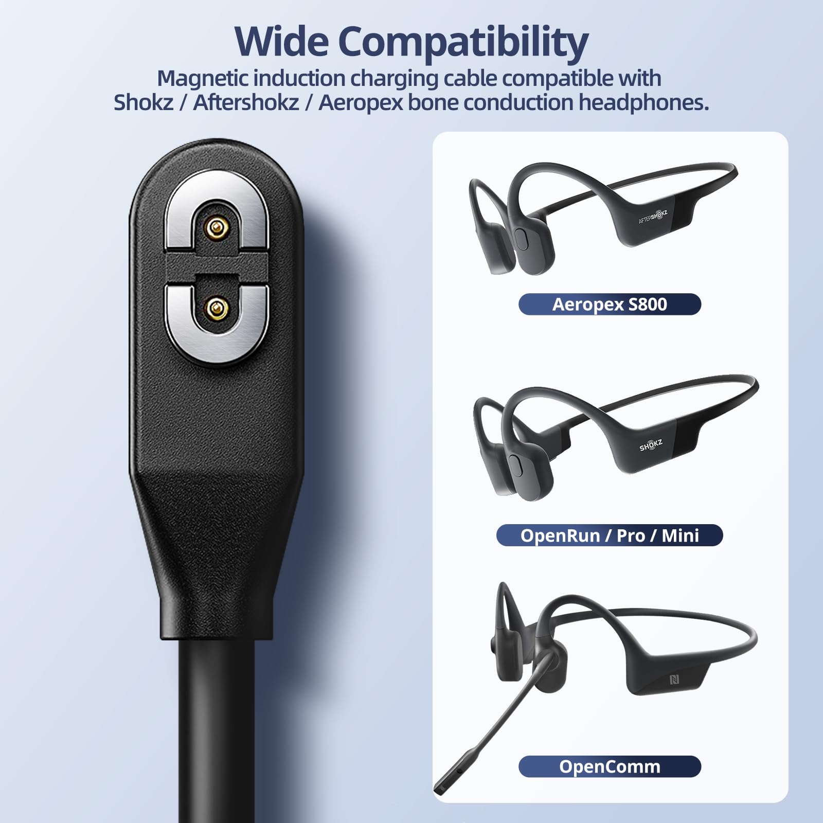 Amazon.com: 2Pack USB C Magnetic Charging Cable for Shokz